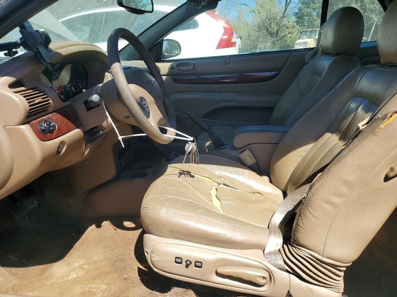 2002 Chrysler Sebring მანქანა იყიდება აუქციონზე, vin: 1C3EL55R22N305415, აუქციონის ნომერი: 47380246