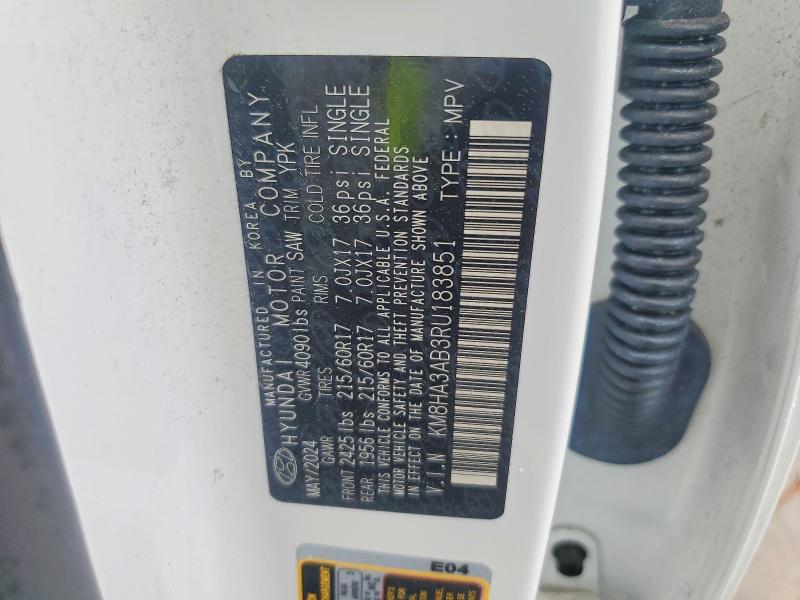 Продаж на аукціоні авто 2024 Hyundai Kona, vin: KM8HA3AB3RU183851, номер лоту: 42047816