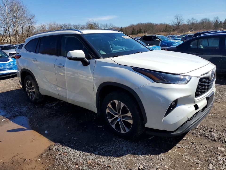 45876506 :رقم المزاد ، 5TDGZRBH7MS058167 vin ، 2021 Toyota Highlander مزاد بيع
