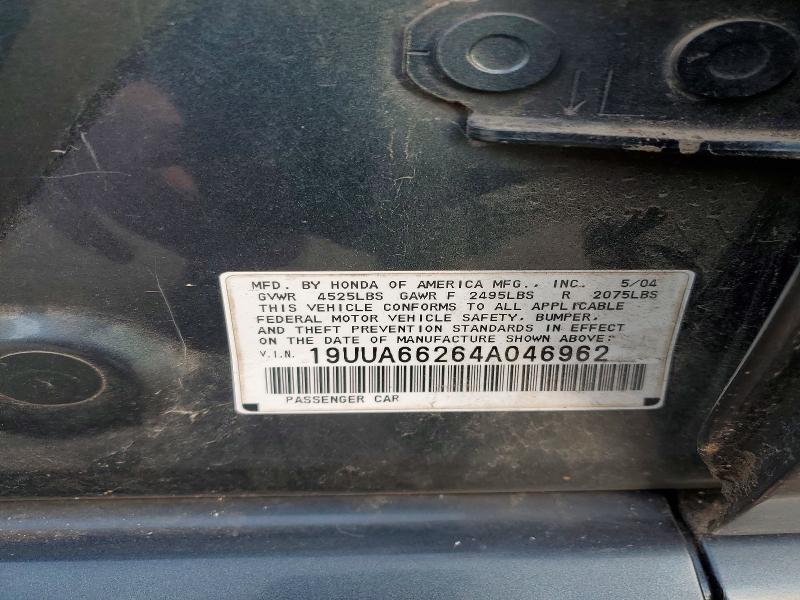 Aukcja sprzedaży 2004 Acura Tl, vin: 19UUA66264A046962, numer aukcji: 46097246