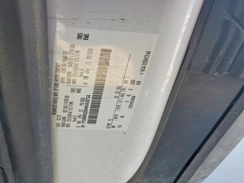 2022 Ford Transit მანქანა იყიდება აუქციონზე, vin: 1FDBW5Z89NKA39724, აუქციონის ნომერი: 46997406