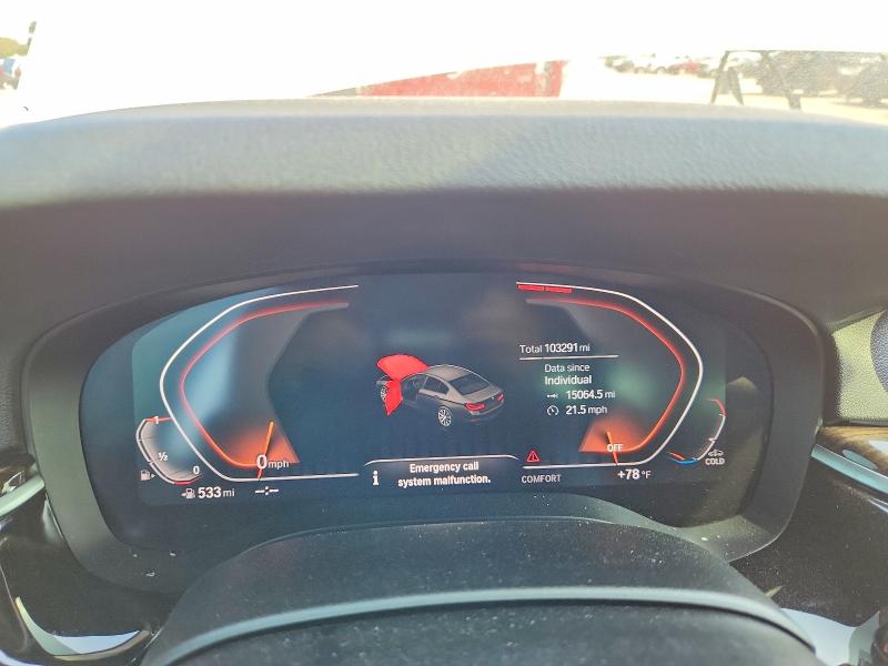 46958236 :رقم المزاد ، WBAJR3C09LCD05507 vin ، 2020 Bmw 530 مزاد بيع