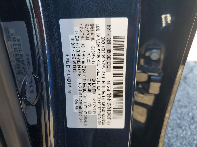 Продаж на аукціоні авто 2025 Mazda Cx-90, vin: JM3KKBHA8S1198990, номер лоту: 78645135