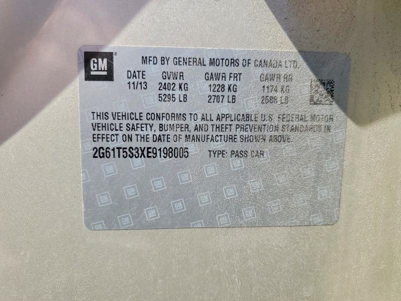 Продаж на аукціоні авто 2014 Cadillac Xts, vin: 2G61T5S3XE9198005, номер лоту: 41615206