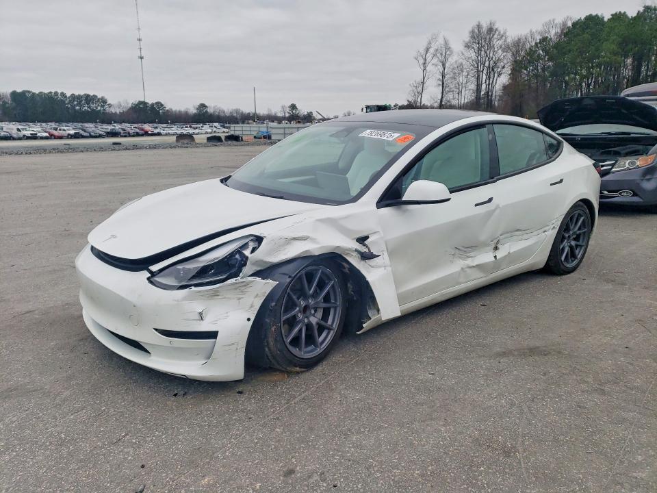 79269875 :رقم المزاد ، 5YJ3E1EA5NF175794 vin ، 2022 Tesla Model 3 مزاد بيع