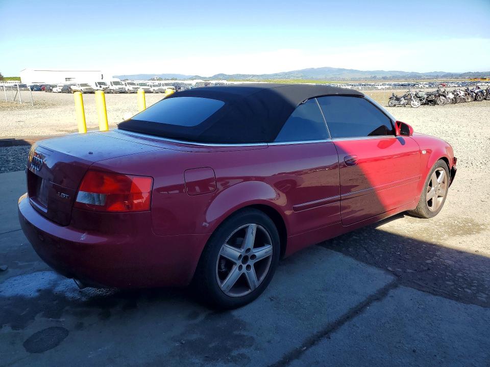 2003 Audi A4 მანქანა იყიდება აუქციონზე, vin: WAUAC48H83K015963, აუქციონის ნომერი: 41965196