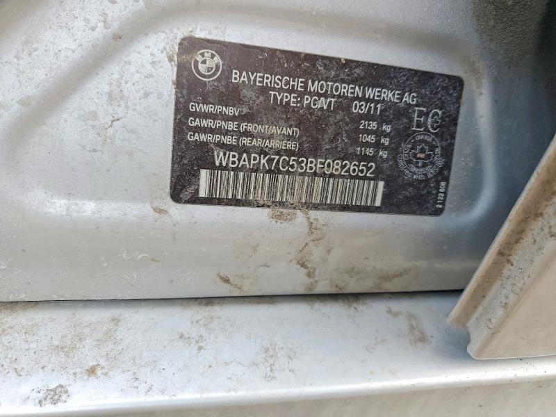 Aukcja sprzedaży 2011 Bmw 328, vin: WBAPK7C53BF082652, numer aukcji: 46742456