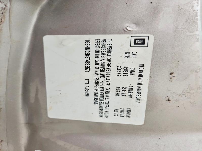 41959796 :رقم المزاد ، 1G3HN52K8T4832571 vin ، 1996 Oldsmobile 88 مزاد بيع