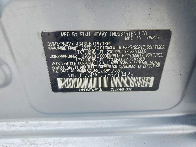 Продаж на аукціоні авто 2014 Subaru Xv Crosstrek, vin: JF2GPACC7E8213429, номер лоту: 79030705