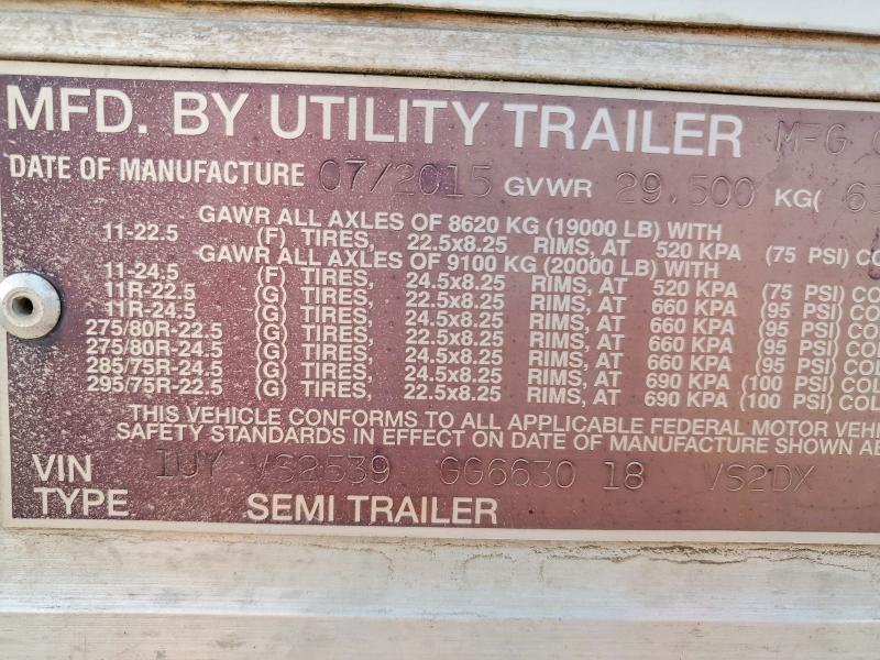2016 Utility Trailer Mfg მანქანა იყიდება აუქციონზე, vin: 1UYVS2539GG663018, აუქციონის ნომერი: 46626496