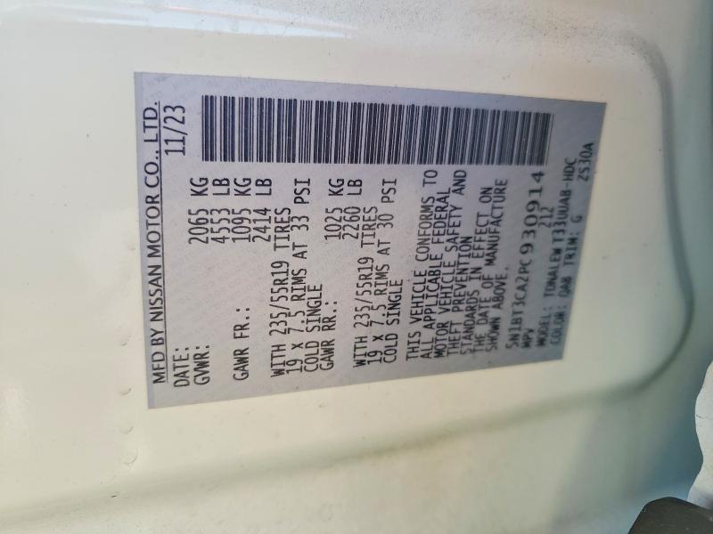 Auction sale of the 2023 Nissan Rogue, vin: 5N1BT3CA2PC930914, lot number: 47715136