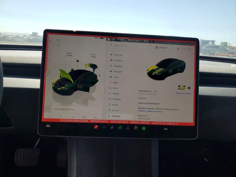 Aukcja sprzedaży 2024 Tesla Model 3, vin: 5YJ3E1EA2RF833688, numer aukcji: 46544406