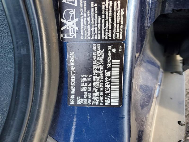 2014 Bmw X1 მანქანა იყიდება აუქციონზე, vin: WBAVL1C54EVY21667, აუქციონის ნომერი: 41988336