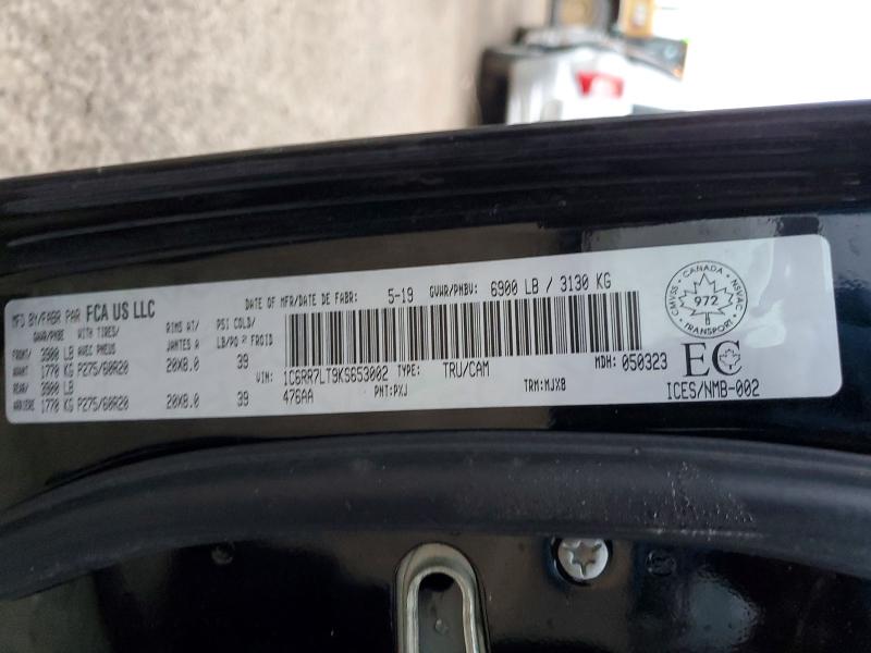 Auction sale of the 2019 Ram 1500 Classic, vin: 1C6RR7LT9KS653002, lot number: 46195296
