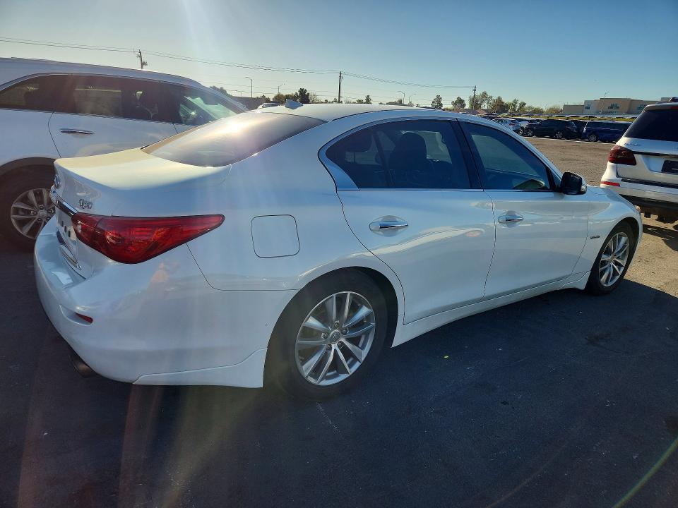 46179016 :رقم المزاد ، JN1AV7AP3FM790666 vin ، 2015 Infiniti Q50 Hybrid مزاد بيع