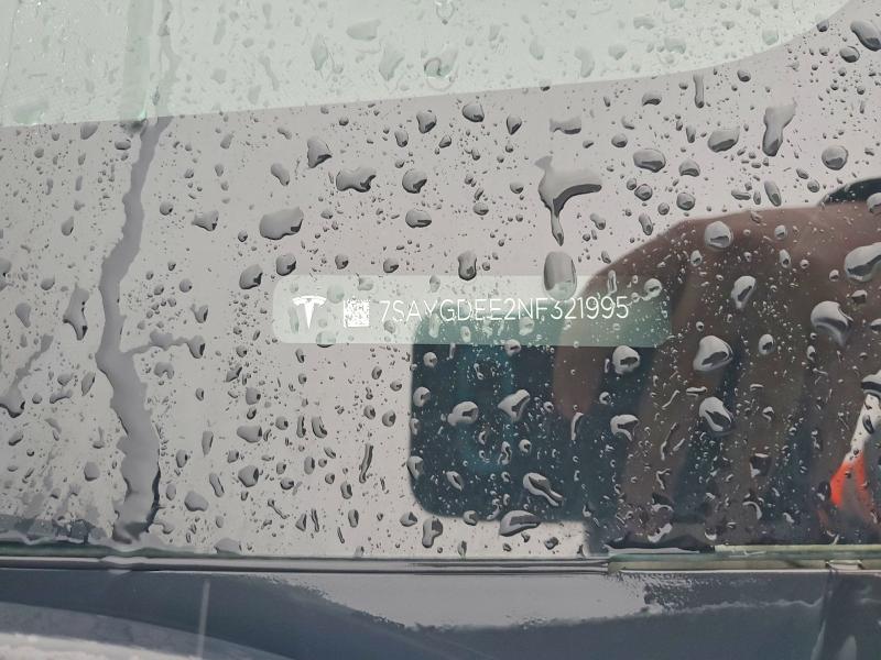 Aukcja sprzedaży 2022 Tesla Model Y, vin: 7SAYGDEE2NF321995, numer aukcji: 79584995