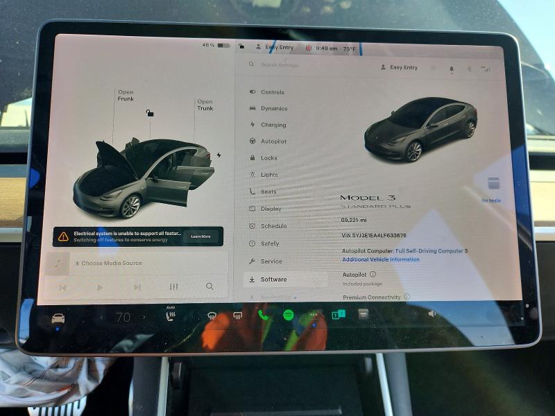 Aukcja sprzedaży 2020 Tesla Model 3, vin: 5YJ3E1EA4LF633676, numer aukcji: 41670476