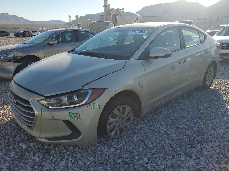 Auction sale of the 2017 Hyundai Elantra, vin: KMHD74LF9HU084372, lot number: 47427866