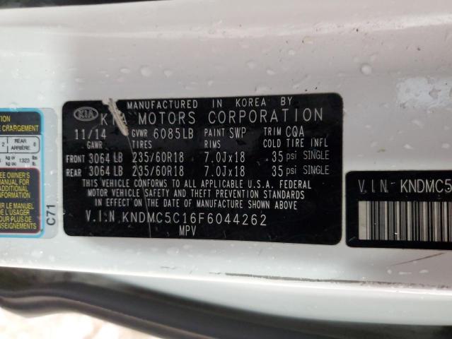 Aukcja sprzedaży 2015 Kia Sedona Ex, vin: KNDMC5C16F6044262, numer aukcji: 49098163