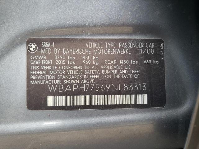 Продаж на аукціоні авто 2009 Bmw 328 I, vin: WBAPH77569NL83313, номер лоту: 49074903