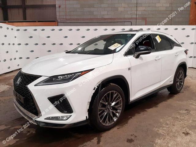 Aukcja sprzedaży 2019 Lexus Rx 450h F, vin: JTJBGMCA802052493, numer aukcji: 44943993