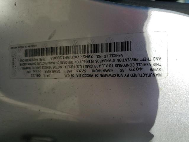 Aukcja sprzedaży 2011 Volkswagen Jetta Base, vin: 3VW2K7AJ1BM118963, numer aukcji: 48408283