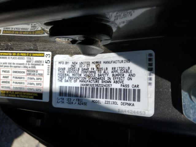 48852553 :رقم المزاد ، 1NXBR32E38Z024057 vin ، 2008 Toyota Corolla Ce مزاد بيع