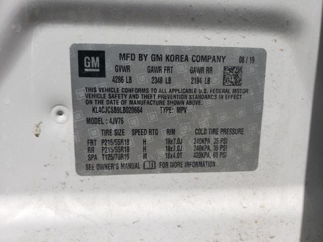 Продаж на аукціоні авто 2020 Buick Encore Essence, vin: KL4CJCSB9LB020664, номер лоту: 48121203