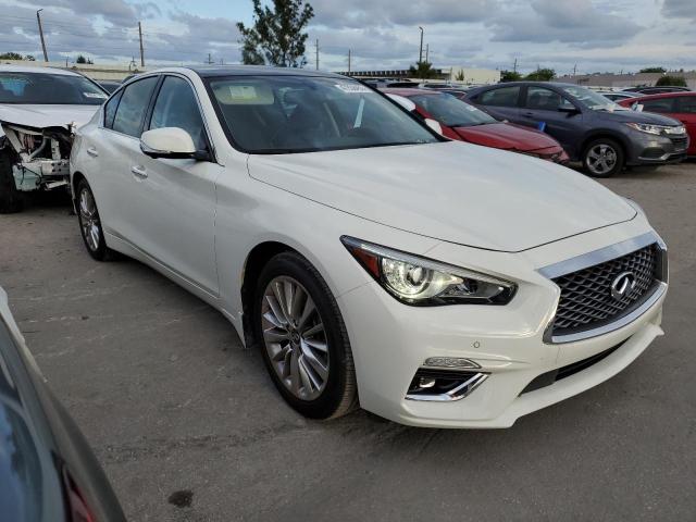 2021 Infiniti Q50 Luxe მანქანა იყიდება აუქციონზე, vin: JN1EV7BPXMM704878, აუქციონის ნომერი: 47938453