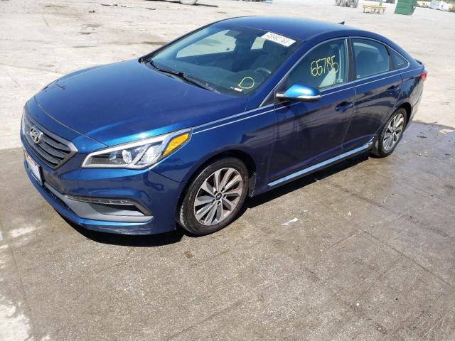 48992763 :رقم المزاد ، 5NPE34AF2FH067959 vin ، 2015 Hyundai Sonata Sport مزاد بيع
