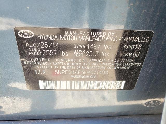 Продажа на аукционе авто 2015 Hyundai Sonata Se, vin: 5NPE24AF3FH071408, номер лота: 48505813