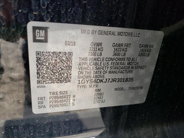 Продажа на аукционе авто 2018 Cadillac Escalade Platinum, vin: 1GYS4DKJ7JR301835, номер лота: 47259763