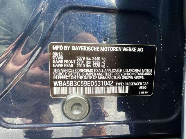 2014 Bmw 535 Xi მანქანა იყიდება აუქციონზე, vin: WBA5B3C59ED531042, აუქციონის ნომერი: 49217093