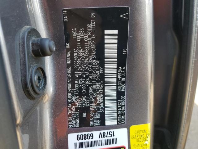 Продаж на аукціоні авто 2014 Toyota Sienna Le, vin: 5TDKK3DC9ES475417, номер лоту: 49613233