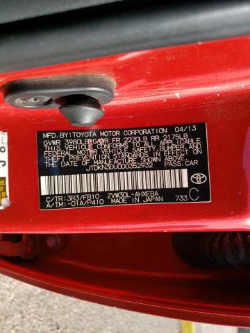 Aukcja sprzedaży 2013 Toyota Prius, vin: JTDKN3DU0D0352932, numer aukcji: 50641763