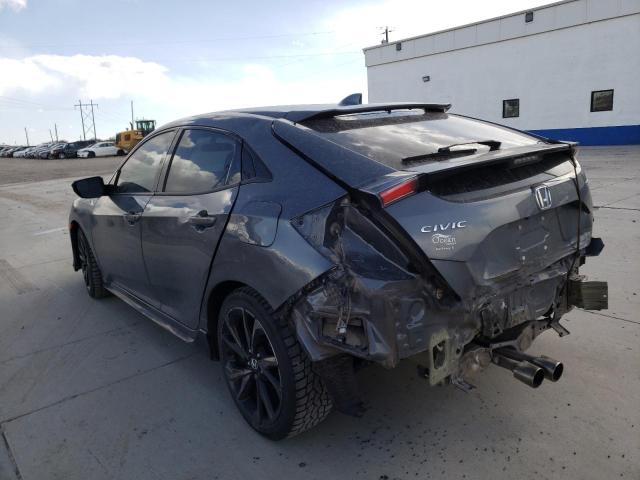 49235043 :رقم المزاد ، SHHFK7H44JU233496 vin ، 2018 Honda Civic Sport مزاد بيع