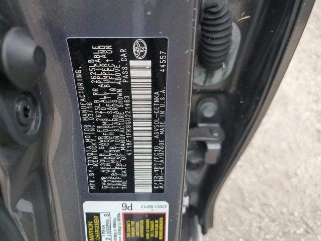 2016 Toyota Camry Le მანქანა იყიდება აუქციონზე, vin: 4T1BF1FK8GU221463, აუქციონის ნომერი: 49043703