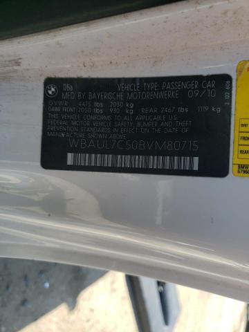 48906303 :رقم المزاد ، WBAUL7C50BVM80715 vin ، 2011 Bmw 128 I مزاد بيع
