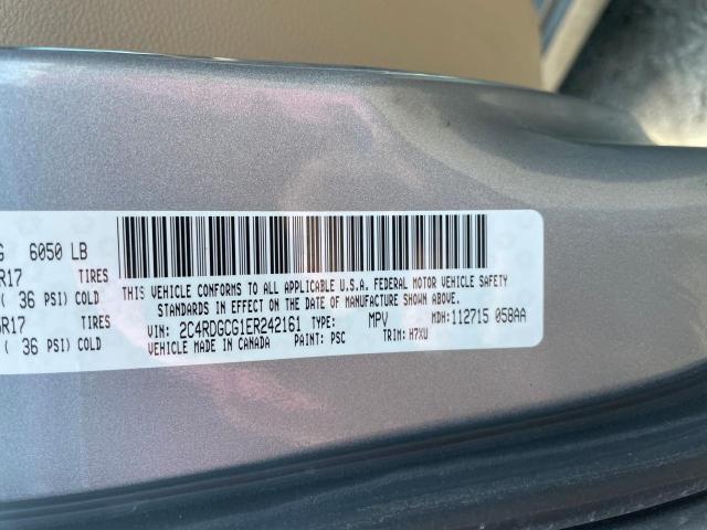 48682763 :رقم المزاد ، 2C4RDGCG1ER242161 vin ، 2014 Dodge Grand Caravan Sxt مزاد بيع