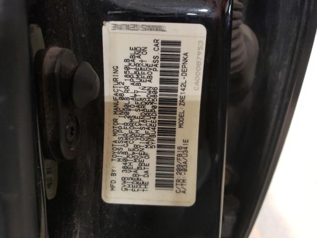 Aukcja sprzedaży 2013 Toyota Corolla Base, vin: 5YFBU4EE4DP075806, numer aukcji: 47640393
