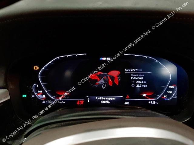 Aukcja sprzedaży 2019 Bmw M5 Competi, vin: WBSJF02070BW65507, numer aukcji: 43827353