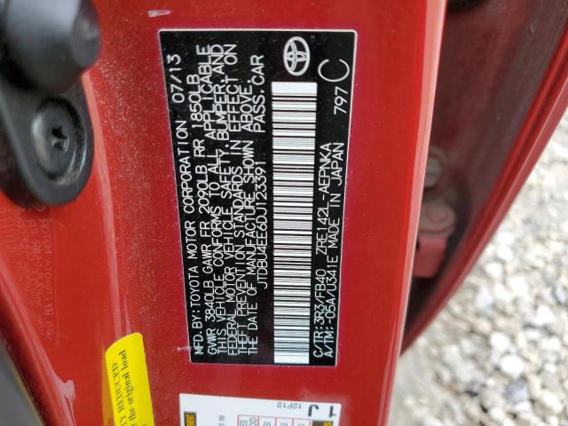 Aukcja sprzedaży 2013 Toyota Corolla Base, vin: JTDBU4EE6DJ123391, numer aukcji: 49944003