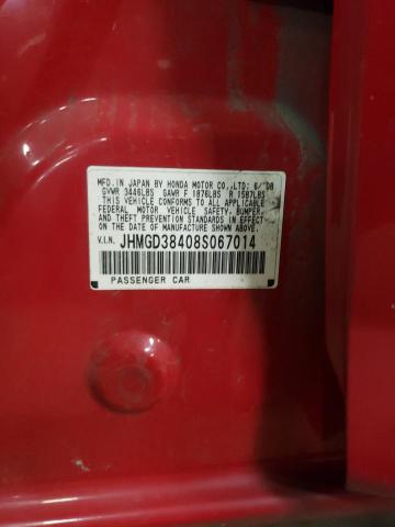 Aukcja sprzedaży 2008 Honda Fit, vin: JHMGD38408S067014, numer aukcji: 47828053