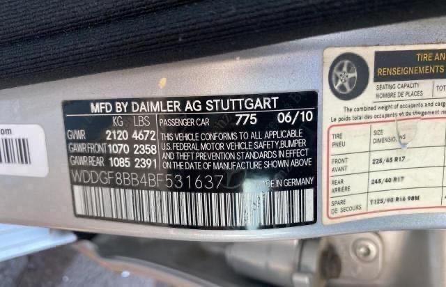 Aukcja sprzedaży 2011 Mercedes-benz C 300 4matic, vin: WDDGF8BB4BF531637, numer aukcji: 48766993