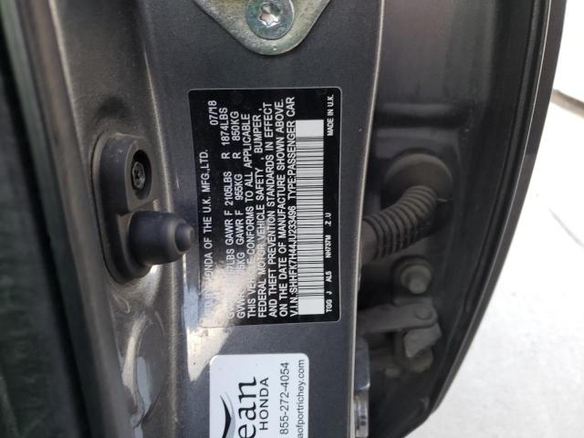 49235043 :رقم المزاد ، SHHFK7H44JU233496 vin ، 2018 Honda Civic Sport مزاد بيع