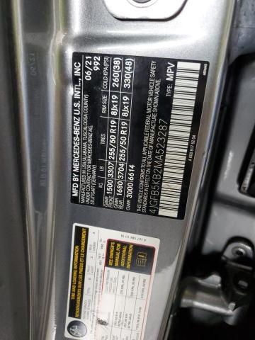 2021 Mercedes-benz Gle 450 4matic მანქანა იყიდება აუქციონზე, vin: 4JGFB5KB2MA523287, აუქციონის ნომერი: 50031663
