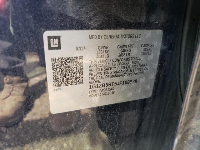 48241923 :رقم المزاد ، 1G1ZB5ST5JF108028 vin ، 2018 Chevrolet Malibu Ls مزاد بيع