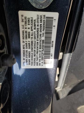 Продажа на аукционе авто 2018 Honda Civic Ex, vin: 19XFC2F76JE031666, номер лота: 48158263