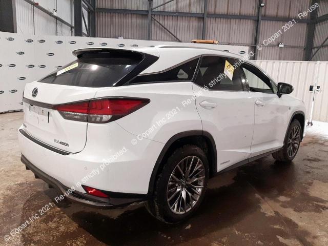 Aukcja sprzedaży 2019 Lexus Rx 450h F, vin: JTJBGMCA802052493, numer aukcji: 44943993
