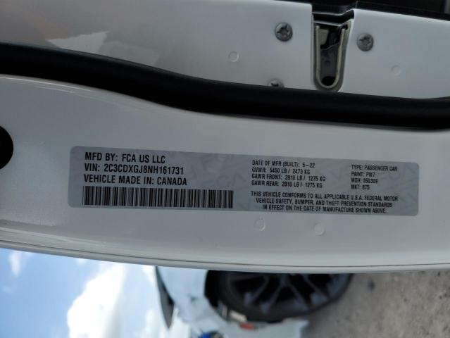 47477813 :رقم المزاد ، 2C3CDXGJ8NH161731 vin ، 2022 Dodge Charger Scat Pack مزاد بيع